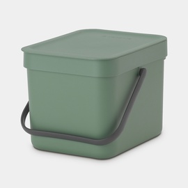 Мусорное ведро Brabantia Sort and Go, зеленый, 6 л