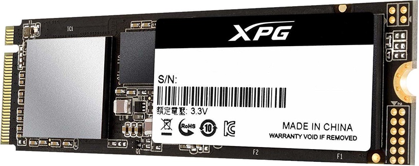 Kietasis diskas (SSD) Adata XPG SX8200 Pro ASX8200PNP-256GT-C, M.2, 256 GB