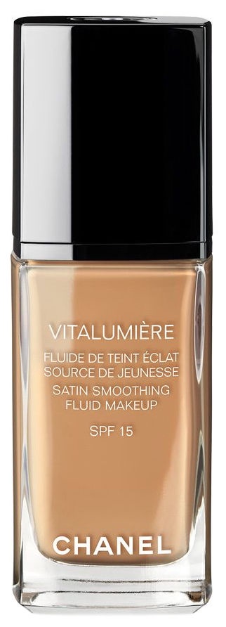 chanel vitalumiere satin smoothing fluid makeup