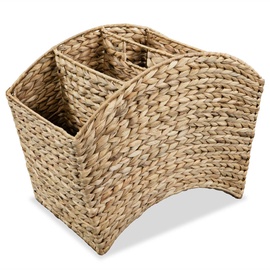 Kafijas galdiņš VLX Water Hyacinth Magazine Holder 45495, brūna, 420 mm x 250 mm x 330 mm