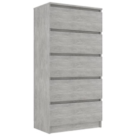 Комод VLX Chipboard, серый, 60x35x121 см