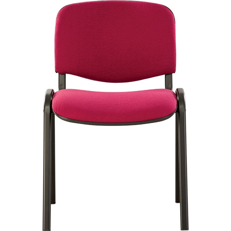 Apmeklētāju krēsls C29/RIO, sarkana/daudzkrāsaina/ķiršu, 41 cm x 47 cm x 81 cm