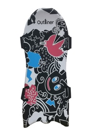 Ледянка Outliner Graffiti 54', многоцветный, 1371 мм x 685 мм