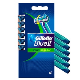 Skuveklis Gillette Blue II Plus Slalom, 6 gab.