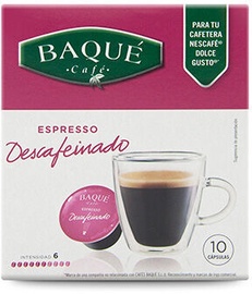 Кофе в капсулах Cafe Baque Decaffeinated Espresso, 10 шт.