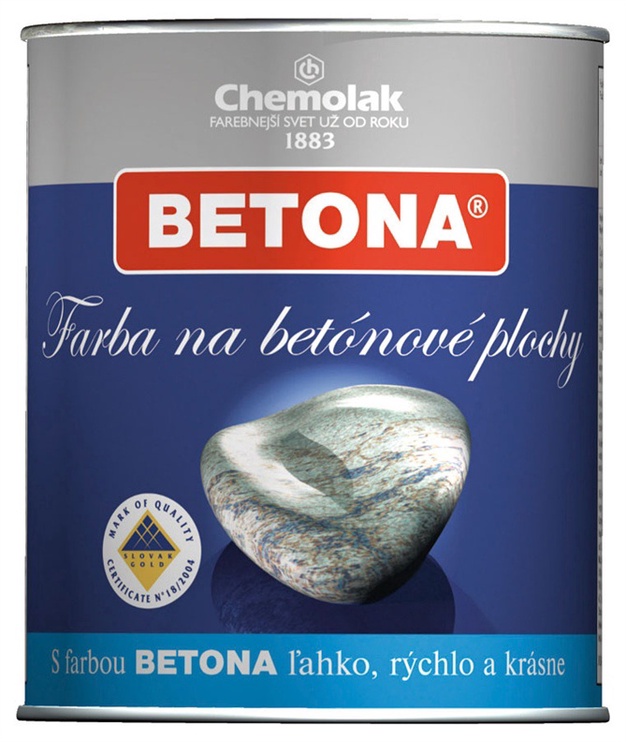 Краска для бетона Chemolak Betona, охра, 0.75 л