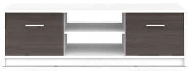 TV staliukas Black Red White Nepo Plus White/Wenge, 1385x465x425 mm