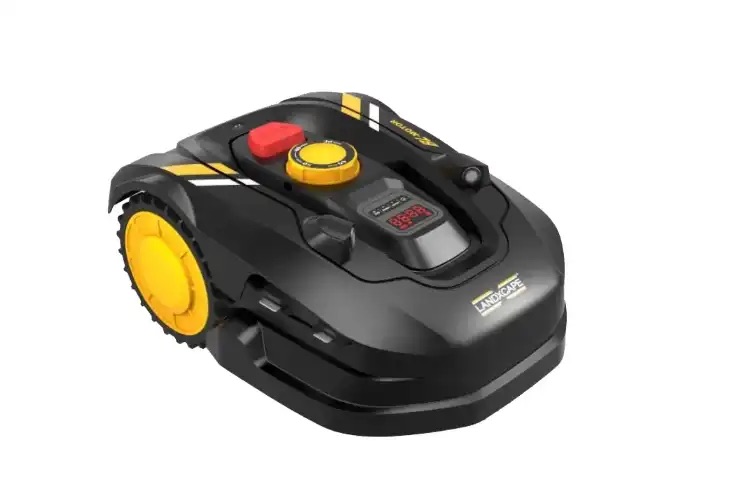 Robotniiduk Worx valgel taustal.