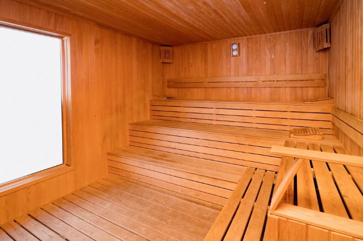 sauna lava kõrgus