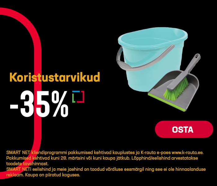 Koristustarvikud -35%