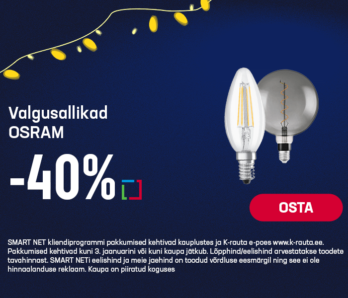 Valgusallikad OSRAM -40%