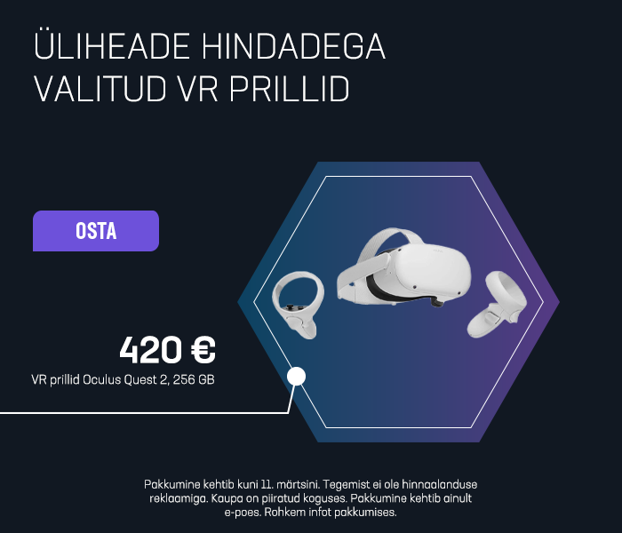 Üliheade hindadega valitud VR prillid