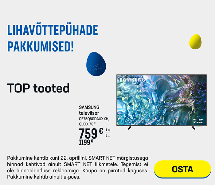 Lihavõttepühade pakkumised! TOP tooted!