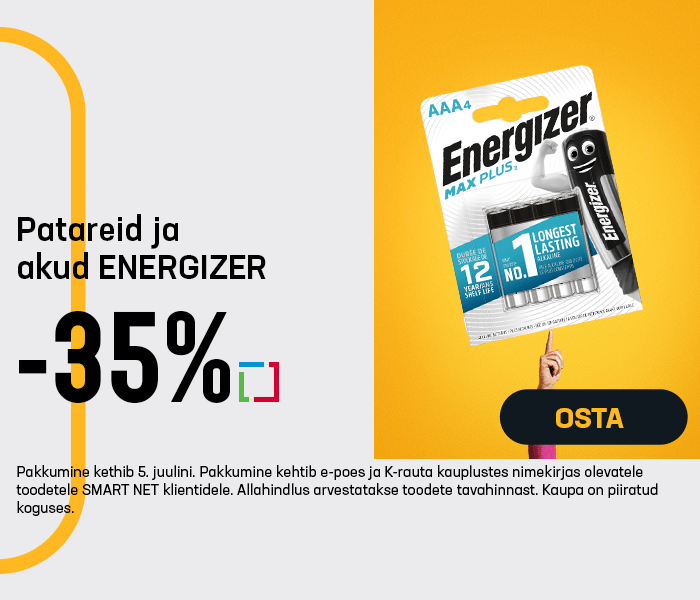 Patareid ja akud ENERGIZER  -35 %