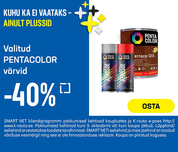 Valitud PENTACOLOR värvid -40%