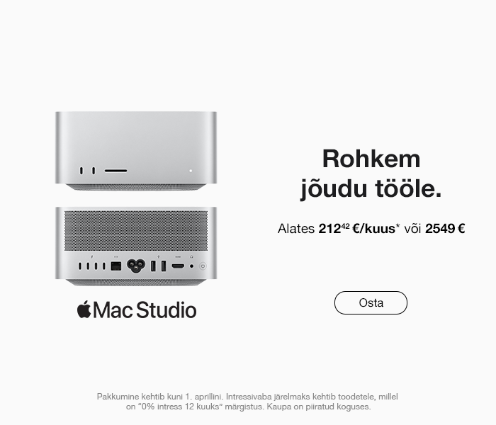 Rohkem jõudu tööle.