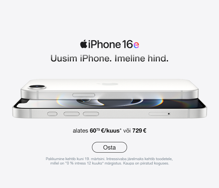 Uusim iPhone. Imeline hind. 