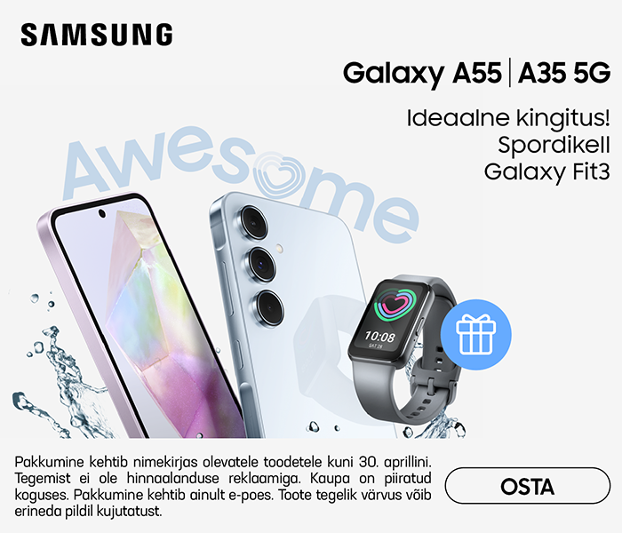 Galaxy A55 | A35 5G Ideaalne kingitus! Spordikell Galaxy Fit3