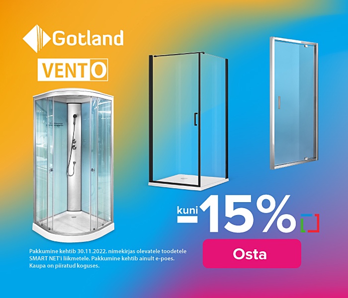 Gotland ja Vento tooted kuni -15%