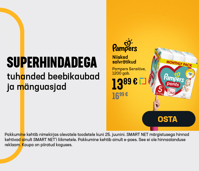 Superhindadega tuhanded beebikaubad ja mänguasjad