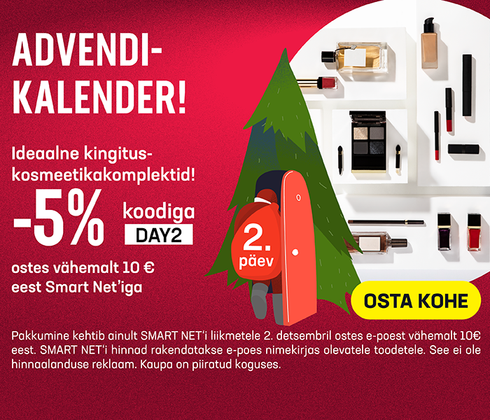 Ideaalne kingitus- kosmeetikakomplektid! -5% soodustus koodiga DAY2 kui ostad Smart Net'iga vähemalt 10€ eest