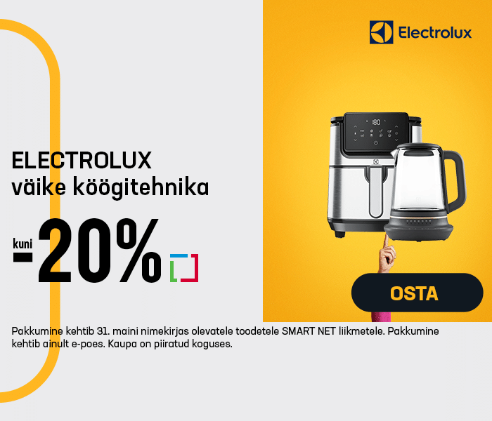 ELECTROLUX väike köögitehnika kuni -20%