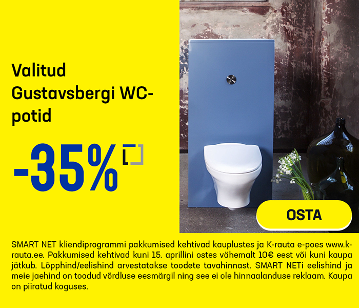 Valitud Gustavsbergi WC-potid -35%