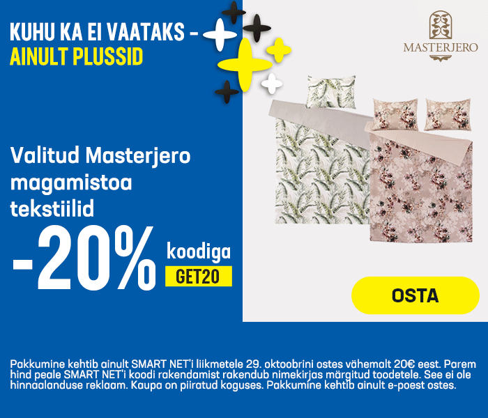 Valitud Masterjero magamistoa tekstiilid -20%