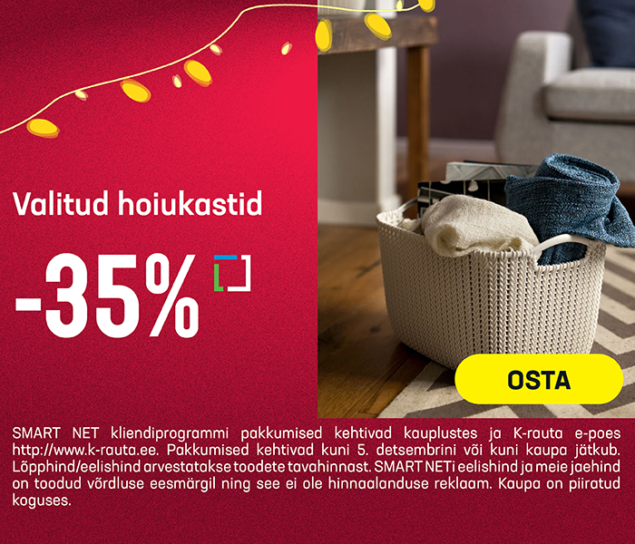 Valitud hoiukastid -35%