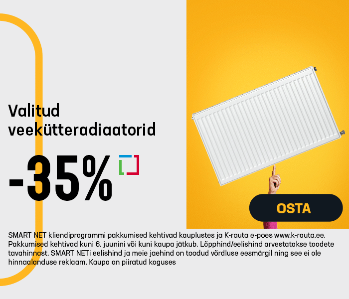 Valitud veekütteradiaatorid -35%