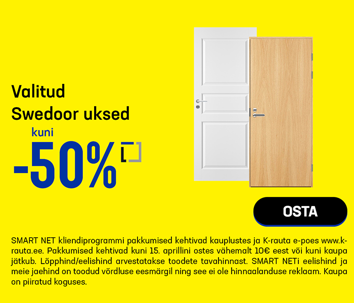 Valitud Swedoor uksed kuni -50%