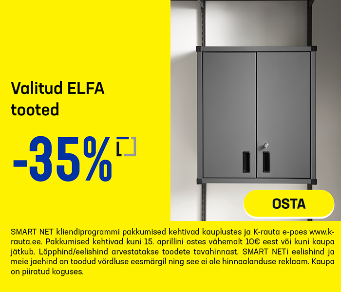 Valitud ELFA tooted -35%