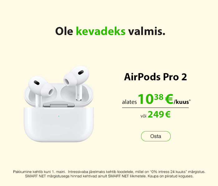 Ole kevadeks valmis.