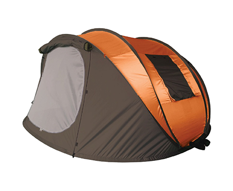 4-местная палатка Outliner RD-NT16-04, коричневая/oранжевая