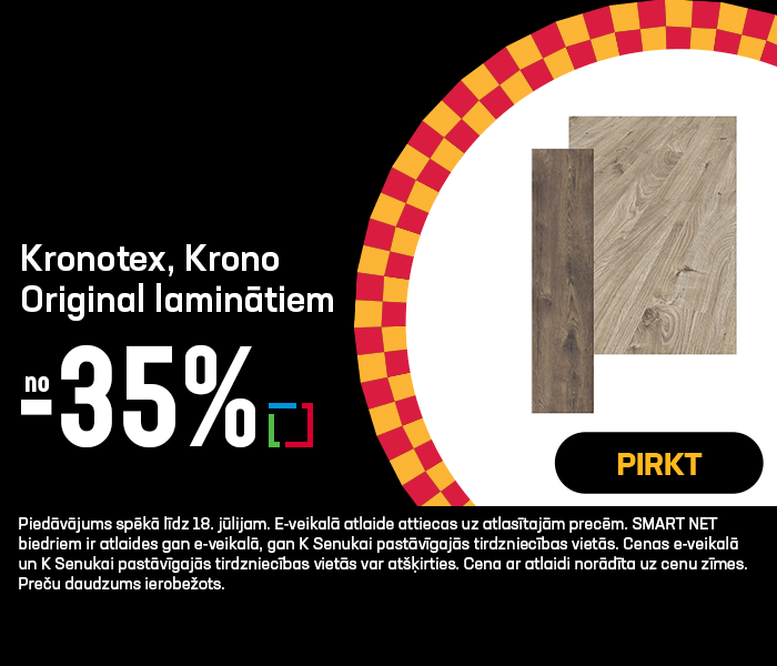Kronotex, Krono Original laminātiem no -35%