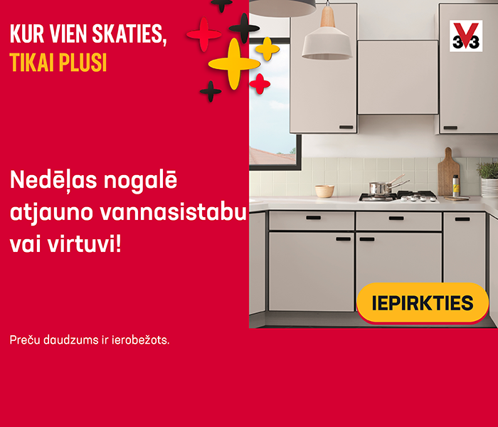Nedēļas nogalē atjauno vannasistabu vai virtuvi!
