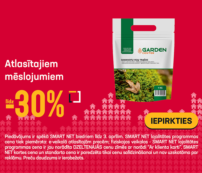 Atlasītajiem mēslojumiem līdz -30%	