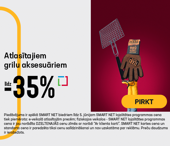 Atlasītajiem grilu aksesuāriem līdz -35%