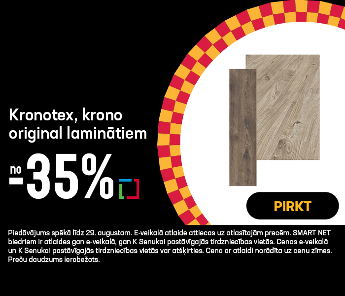 Kronotex, Krono Original laminātiem no -35%