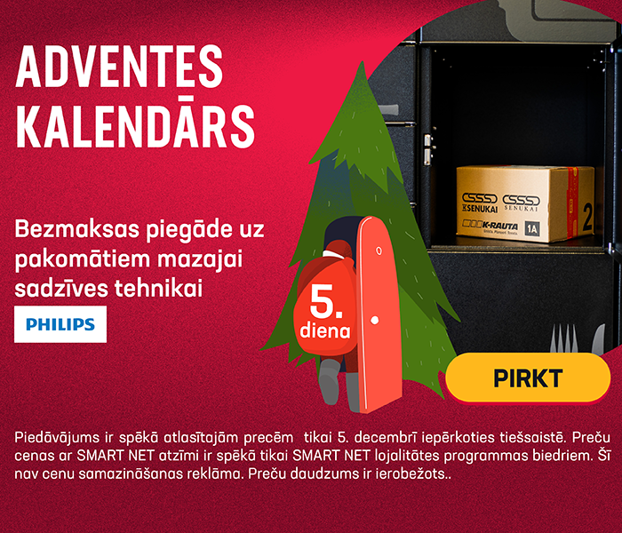 Bezmaksas piegāde uz pakomātiem mazajai sadzīves tehnikai PHILIPS