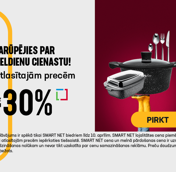 Parūpējies par Lieldienu cienastu! Atlasītajām precēm līdz -30%