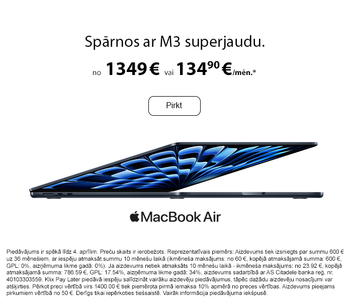 Spārnos ar M3 superjaudu