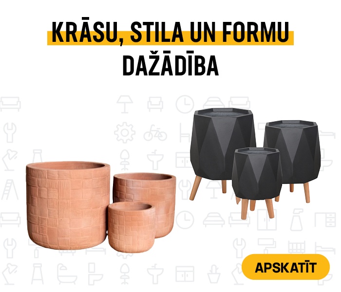 Krāsu, stila un formu dažādība 