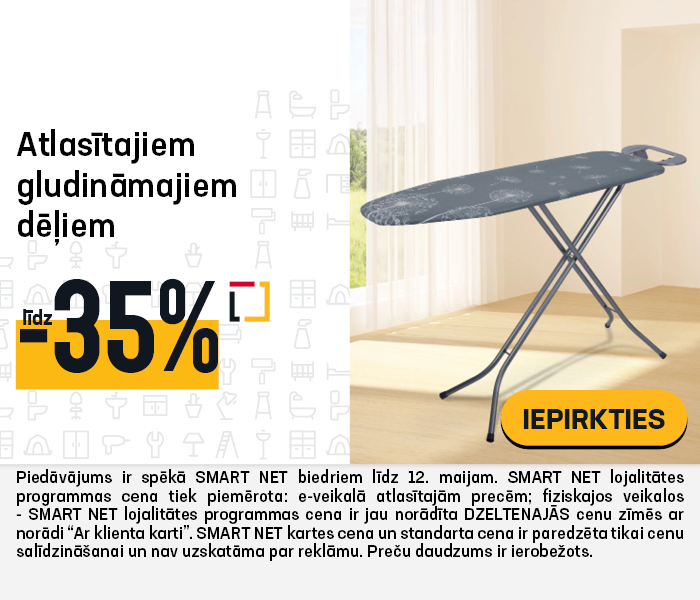 Atlasītajiem gludināmajiem dēļiem līdz -35%	