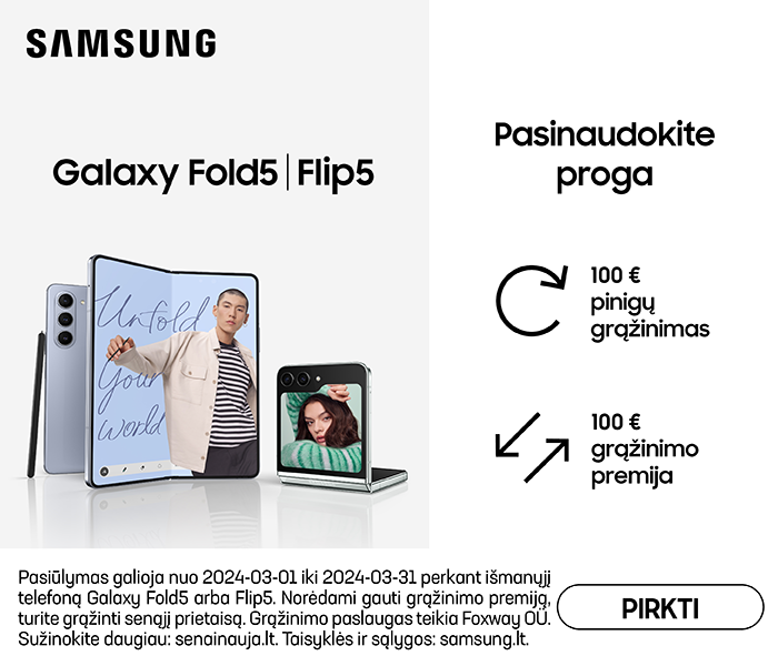 Galaxy Fold5 | Flip5 Pasinaudokite proga!