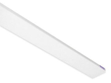 Baltas durų apvadas, 5 x 2200 x 58 mm