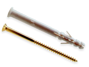 Õõneskivitüübel kruviga Elematic, 8 x 135 mm, 25 tk