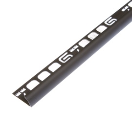 Plaadiliist 017024, välisnurk, 7 mm, 250 cm, must
