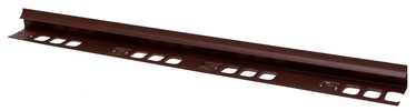 Plaadiliist 029009, sisenurk, 9 mm, 250 cm, helepruun