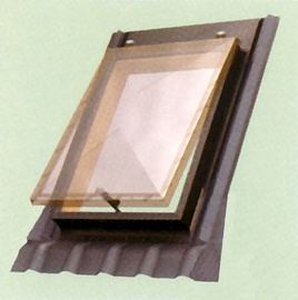 Išlipimo stoglangis, 54 x 75 mm